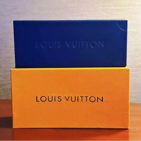 Louis Vuitton 1.1 Millionaire Sunglasses Navy Blue Monogram Jacquard - Picture 10 of 12